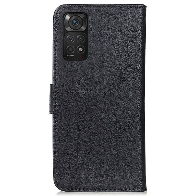 Kotelot Xiaomi Redmi Note 11 / Note 11S Alkuperäinen Khazneh Leather Effect -korttikotelo