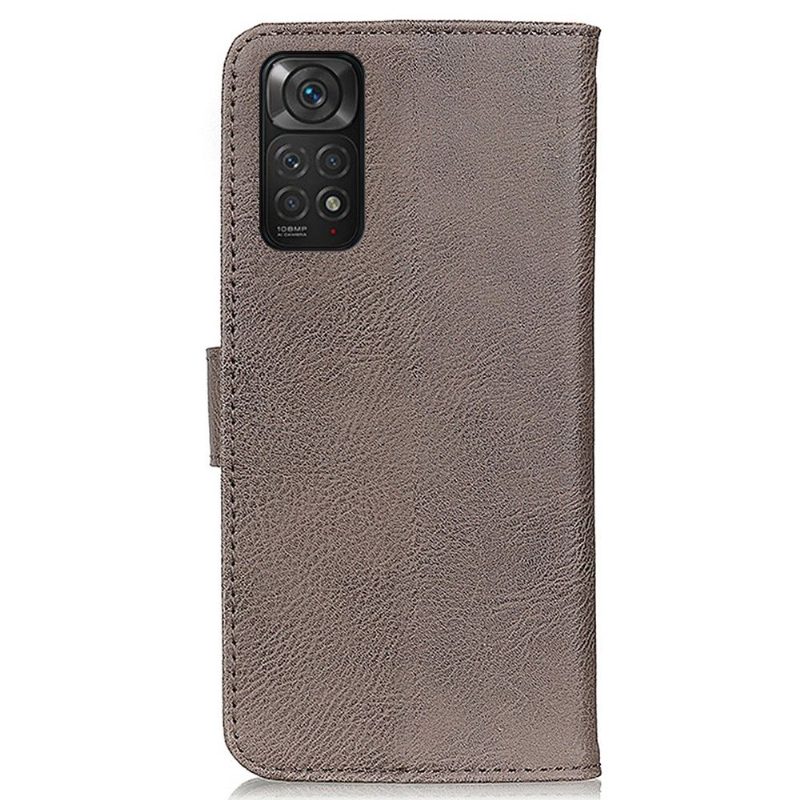 Kotelot Xiaomi Redmi Note 11 / Note 11S Alkuperäinen Khazneh Leather Effect -korttikotelo