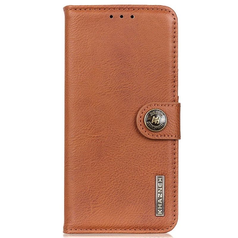 Kotelot Xiaomi Redmi Note 11 / Note 11S Alkuperäinen Khazneh Leather Effect -korttikotelo