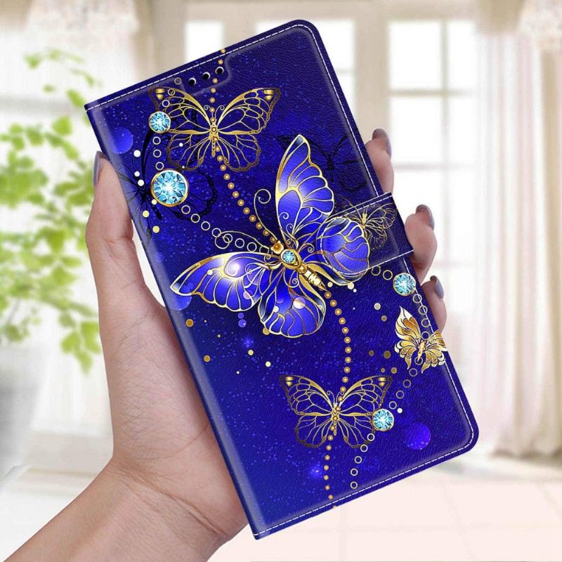 Kotelot Xiaomi Redmi Note 11 / Note 11S Alkuperäinen Purple Butterfly