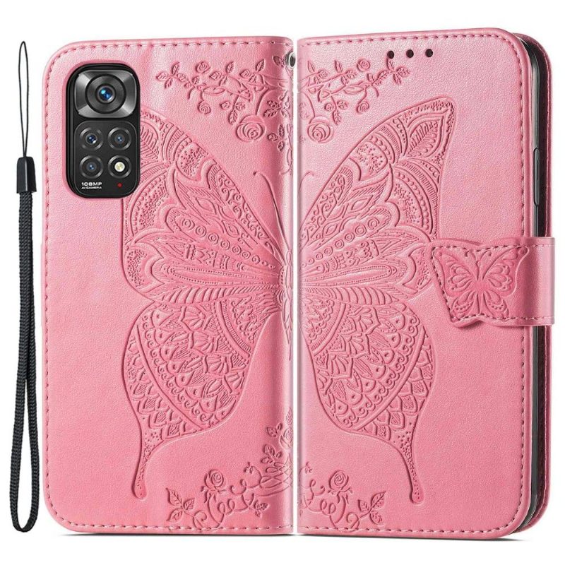 Kotelot Xiaomi Redmi Note 11 / Note 11S Butterfly Relief