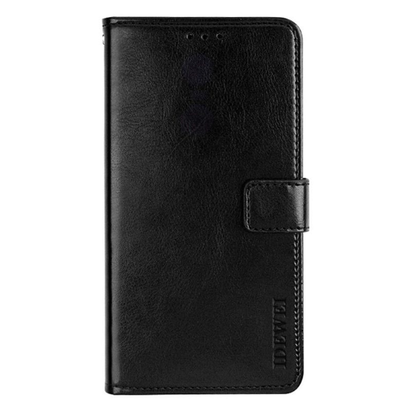 Kotelot Xiaomi Redmi Note 11 / Note 11S Idewei Folio -nahkaefekti