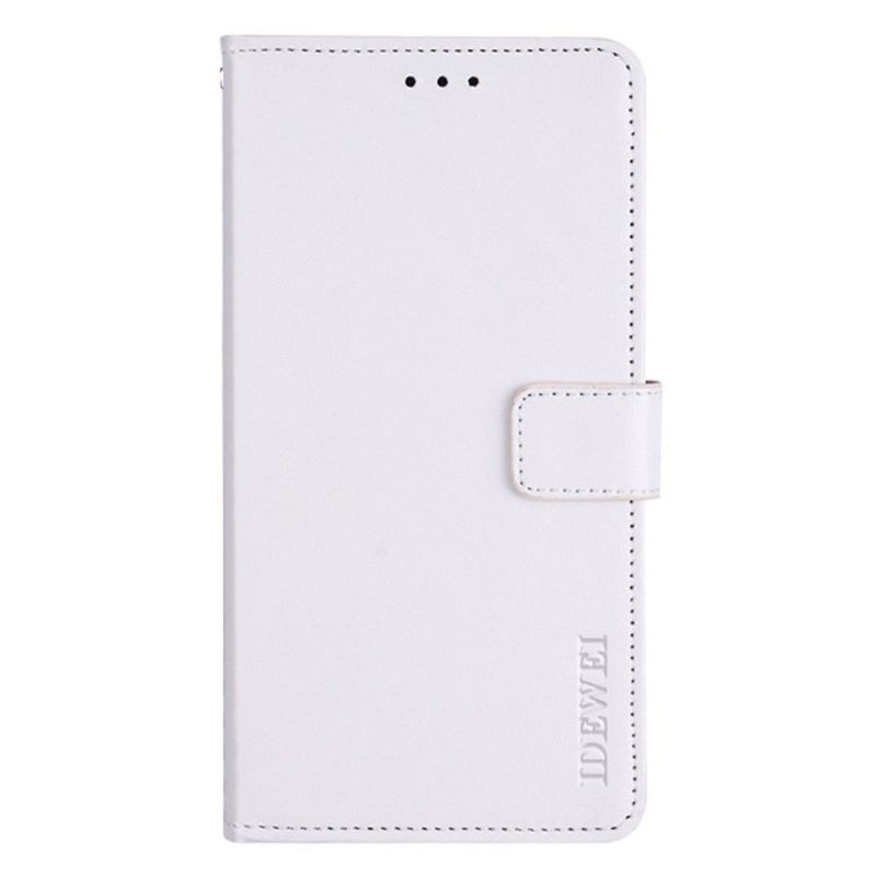 Kotelot Xiaomi Redmi Note 11 / Note 11S Idewei Folio -nahkaefekti