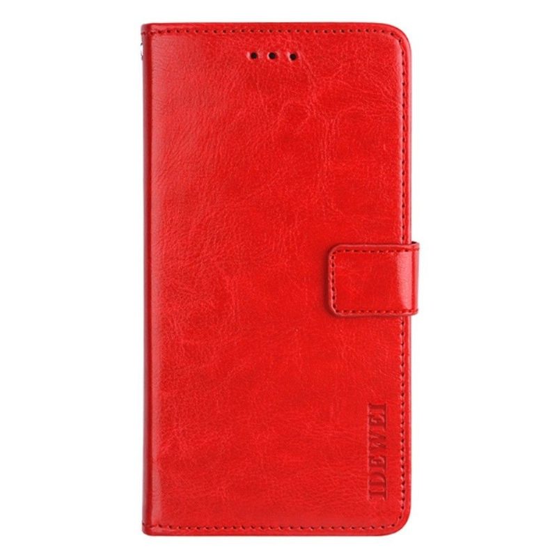 Kotelot Xiaomi Redmi Note 11 / Note 11S Idewei Folio -nahkaefekti