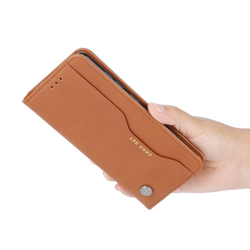 Kotelot Xiaomi Redmi Note 11 / Note 11S Stand Case Nahkaefekti