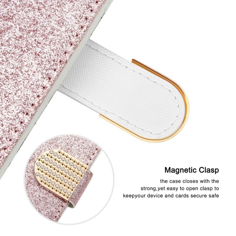 Kotelot Xiaomi Redmi Note 11 / Note 11S Suojakuori Luxury Croco Glitter