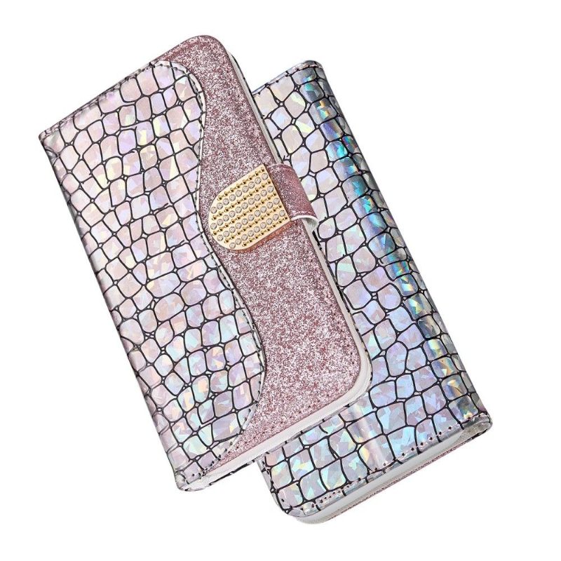 Kotelot Xiaomi Redmi Note 11 / Note 11S Suojakuori Luxury Croco Glitter