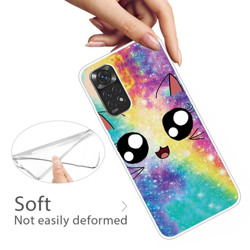 Kuori Xiaomi Redmi Note 11 / Note 11S Hemming Rainbow Cat