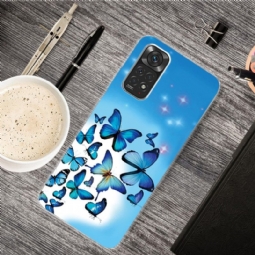 Kuori Xiaomi Redmi Note 11 / Note 11S Siniset Perhoset