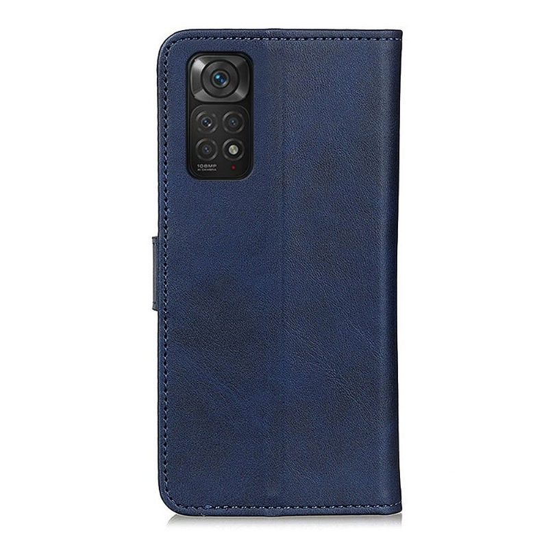 Nahkakotelo Xiaomi Redmi Note 11 / Note 11S Murtumaton Puhelinkuoret Marius Matte Leather Effect