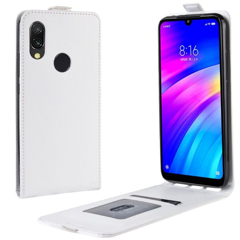 Kuoret Xiaomi Redmi 7 Alkuperäinen Kotelot Flip Keinonahka Pystysuora