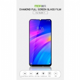 Xiaomi Redmi 7 - Täysikokoinen Karkaistu Lasi Näytönsuoja - Musta