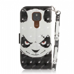 Flip Case Motorola Moto G9 Play Hemming Evil Panda