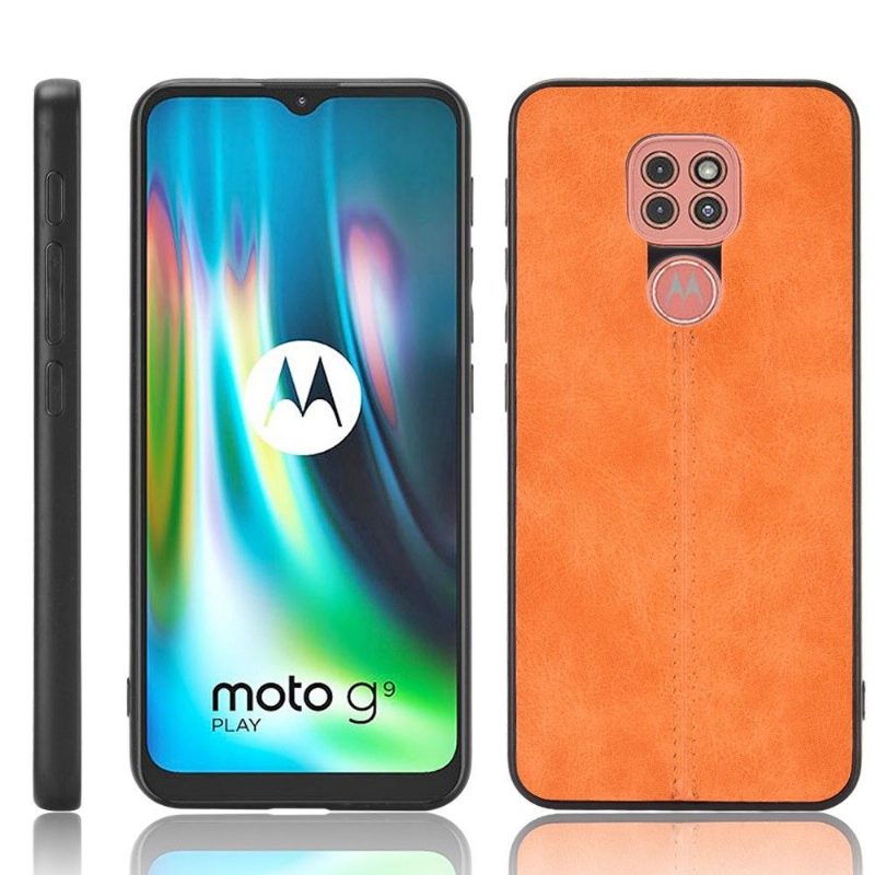 Kuori Motorola Moto G9 Play Nahkaefekti