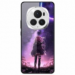 Case Honor Magic 6 Pro Puhelinkuoret Starry Girl Karkaistu Lasi