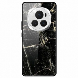 Puhelinkuoret Honor Magic 6 Pro Musta Marble Platinum Tempered Glass