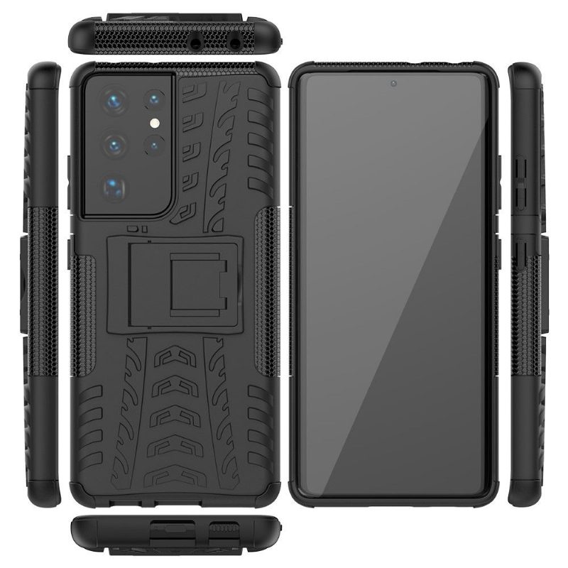 Case Samsung Galaxy S21 Ultra 5G Murtumaton Puhelinkuoret Liukumaton Integroidulla Tuella