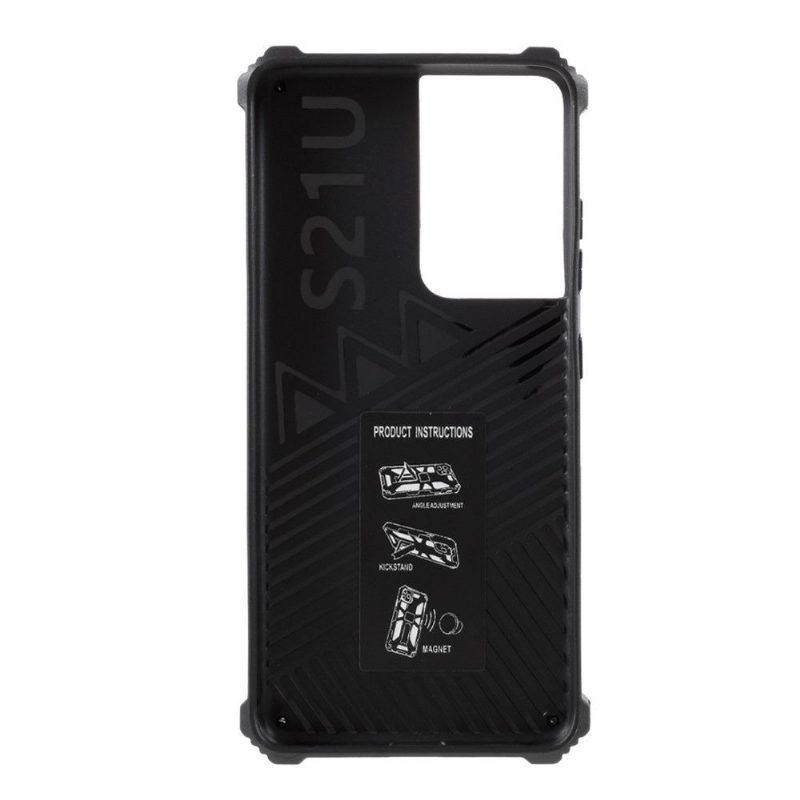 Case Samsung Galaxy S21 Ultra 5G Murtumaton Puhelinkuoret Matkalaukkutoimintojen Tuki