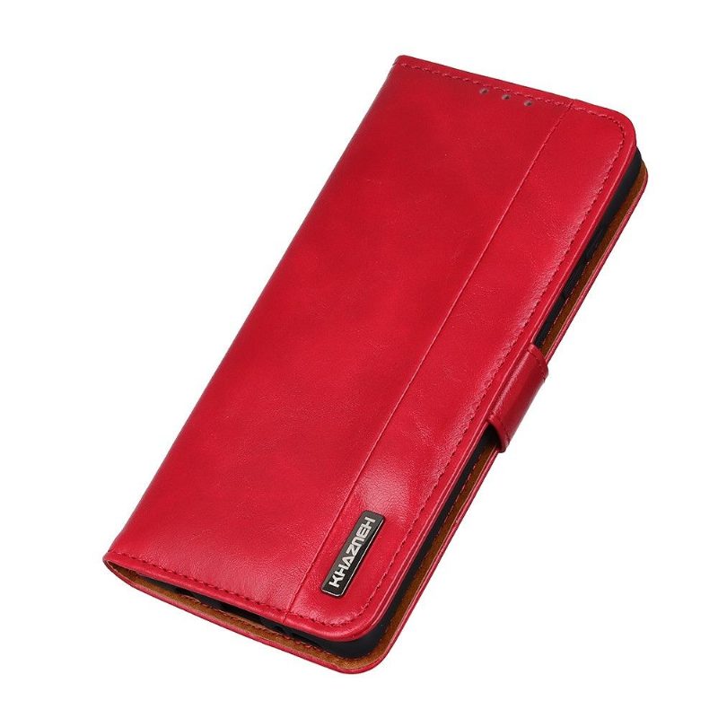 Flip Case Samsung Galaxy S21 Ultra 5G Hemming Charm Premium -nahkaefekti