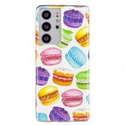 Kuori Samsung Galaxy S21 Ultra 5G Hemming Fluorescent Macarons