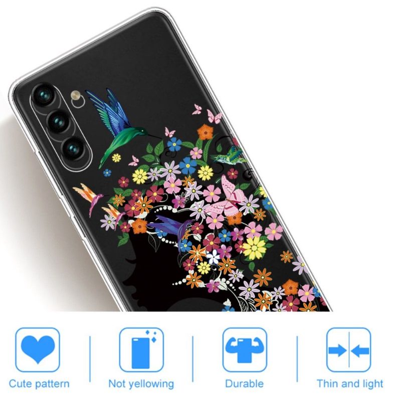 Case Samsung Galaxy A13 5G Hummingbird Flowers