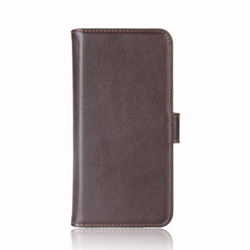 Kuoret Huawei Y6 2019 Suojakuori Premium Leather - Ruskea