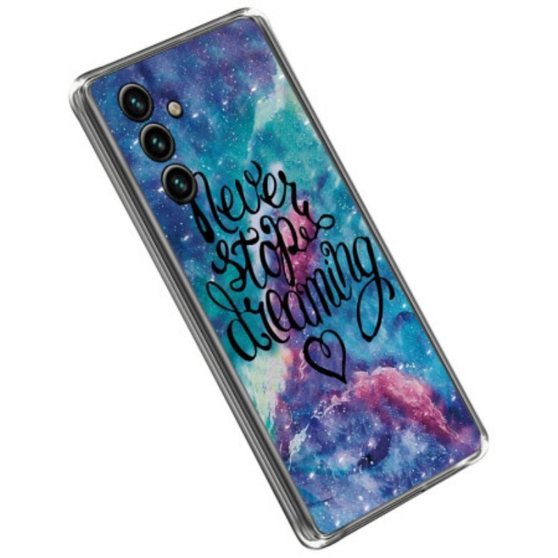 Case Samsung Galaxy A14 / A14 5G Älä Koskaan Lopeta Unelmoimista