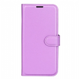 Flip Case Samsung Galaxy A14 / A14 5G Klassinen Keinonahka