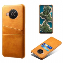 Case Nokia X20 / X10 Murtumaton Puhelinkuoret Melody Leather Effect -korttikotelo