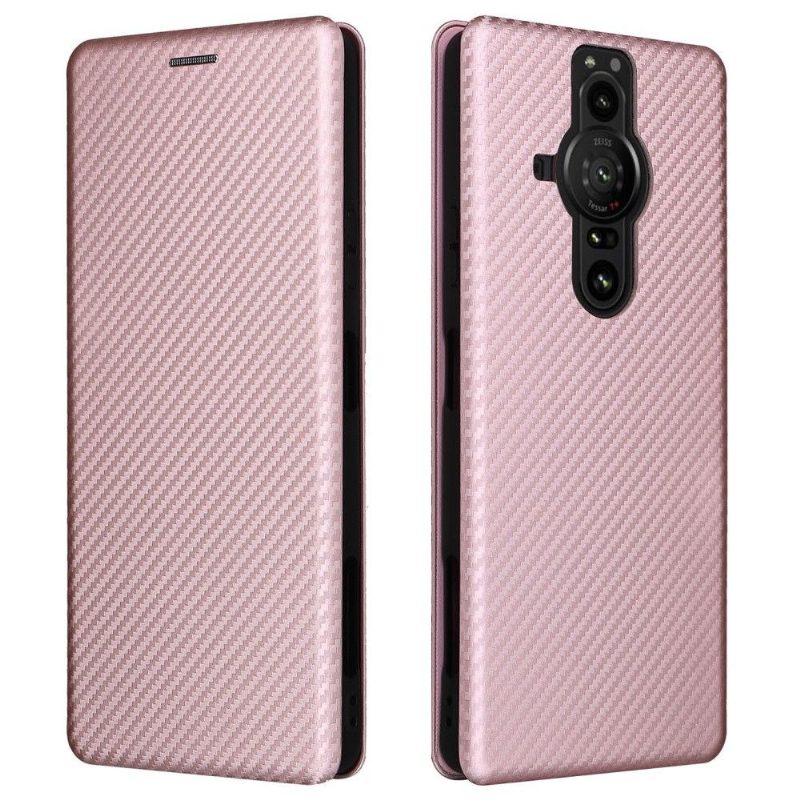 Kotelot Sony Xperia Pro-I Carbon Fiber Leatherette