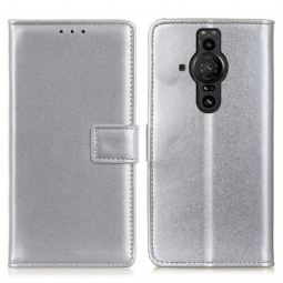 Nahkakotelo Sony Xperia Pro-I Murtumaton Puhelinkuoret Peruskeinonahka