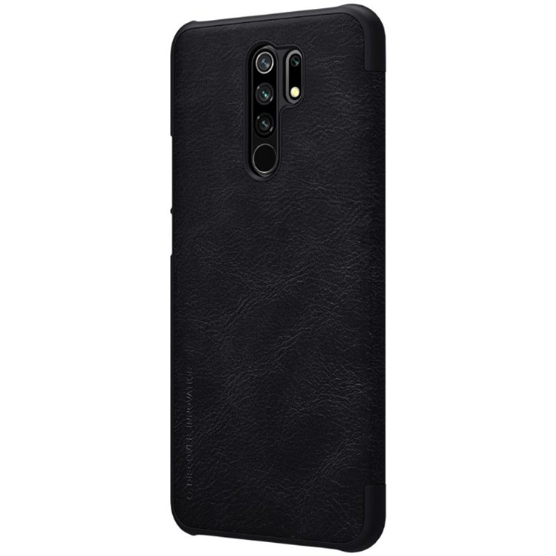 Kotelot Xiaomi Redmi 9 Qin-sarjan Nahkaefekti