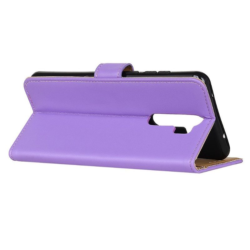 Nahkakuori Xiaomi Redmi 9 Hemming Basic Faux Leather - Violetti