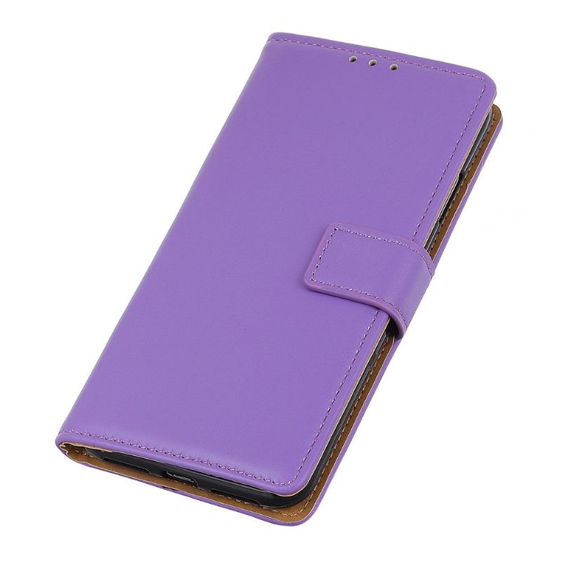 Nahkakuori Xiaomi Redmi 9 Hemming Basic Faux Leather - Violetti