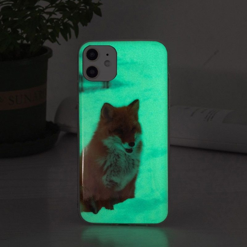 Case iPhone 12 Mini Fluoresoiva Red Fox