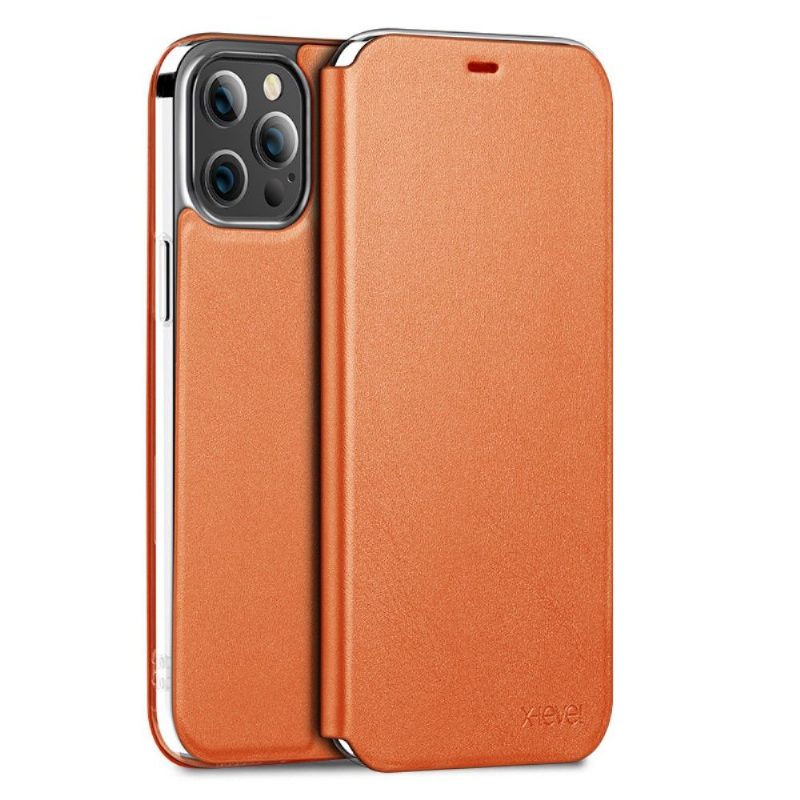 Case iPhone 12 Mini Murtumaton Puhelinkuoret Kotelot Flip Keinonahkaa