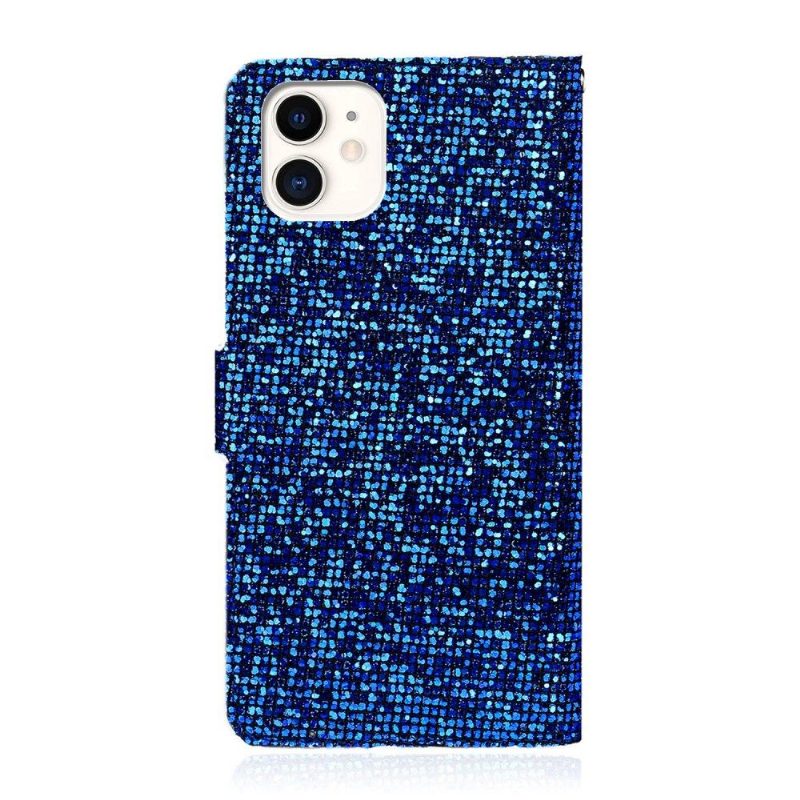 Kotelot iPhone 12 Mini Glitter-korttikotelo