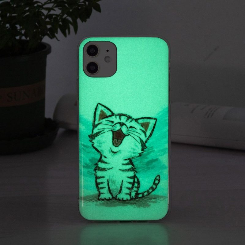 Kuori iPhone 12 Mini Suojakuori Fluoresoiva Keskustelusisältö