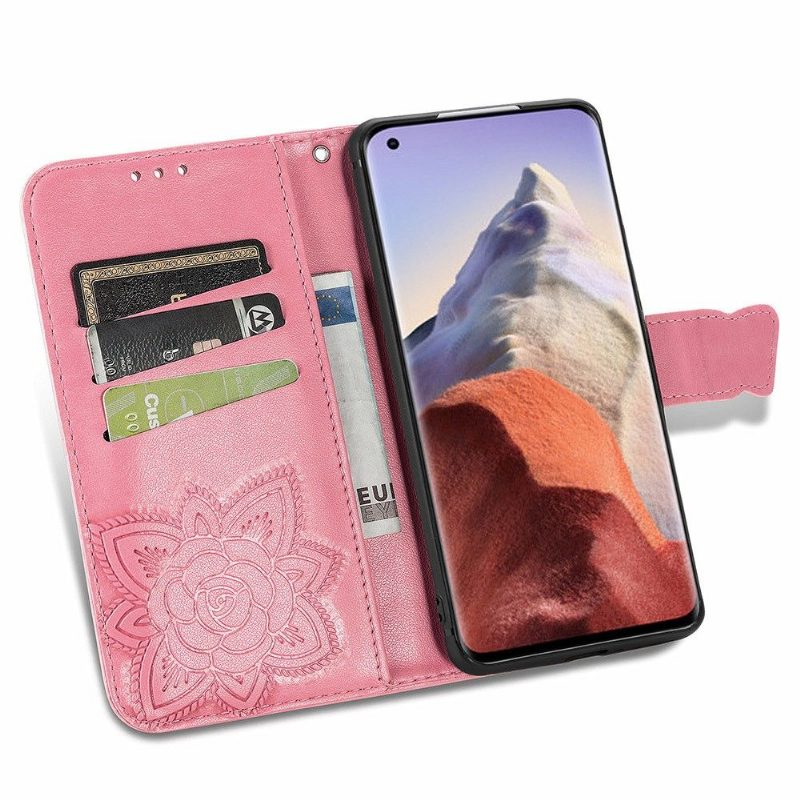 Nahkakotelo Xiaomi Mi 11 Ultra Butterfly Relief