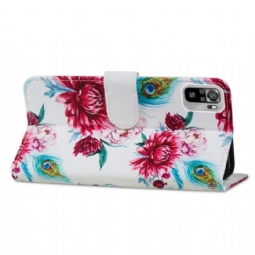 Kotelot Xiaomi Redmi Note 10 4G / Note 10S Alkuperäinen Peacock Flower