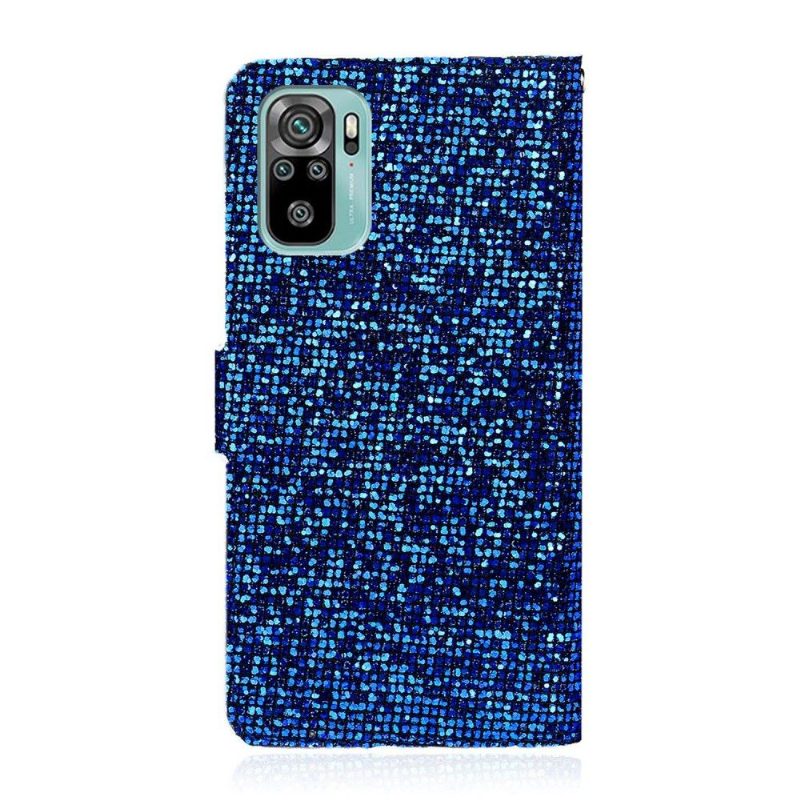 Kotelot Xiaomi Redmi Note 10 4G / Note 10S Glitter-korttikotelo