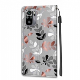 Kotelot Xiaomi Redmi Note 10 4G / Note 10S Illustration Wild Leaves