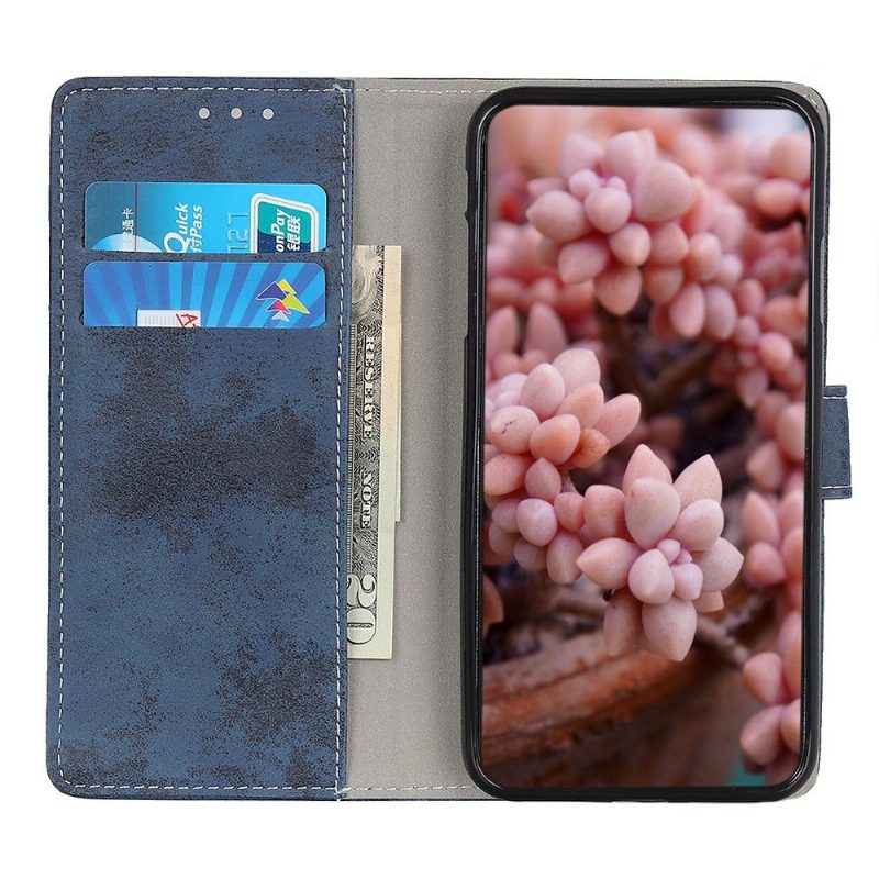 Flip Case Samsung Galaxy A22 5G Hemming Cyrius Faux Leather Vintage