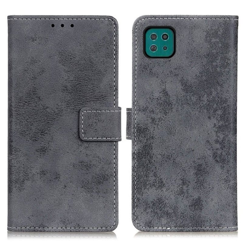 Flip Case Samsung Galaxy A22 5G Hemming Cyrius Faux Leather Vintage