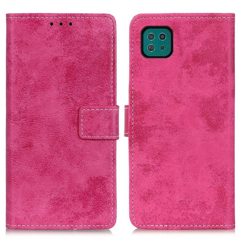 Flip Case Samsung Galaxy A22 5G Hemming Cyrius Faux Leather Vintage