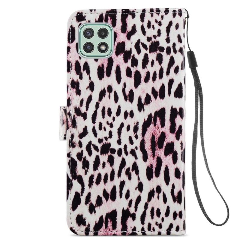 Kotelot Samsung Galaxy A22 5G Alkuperäinen Leopard-kuvio