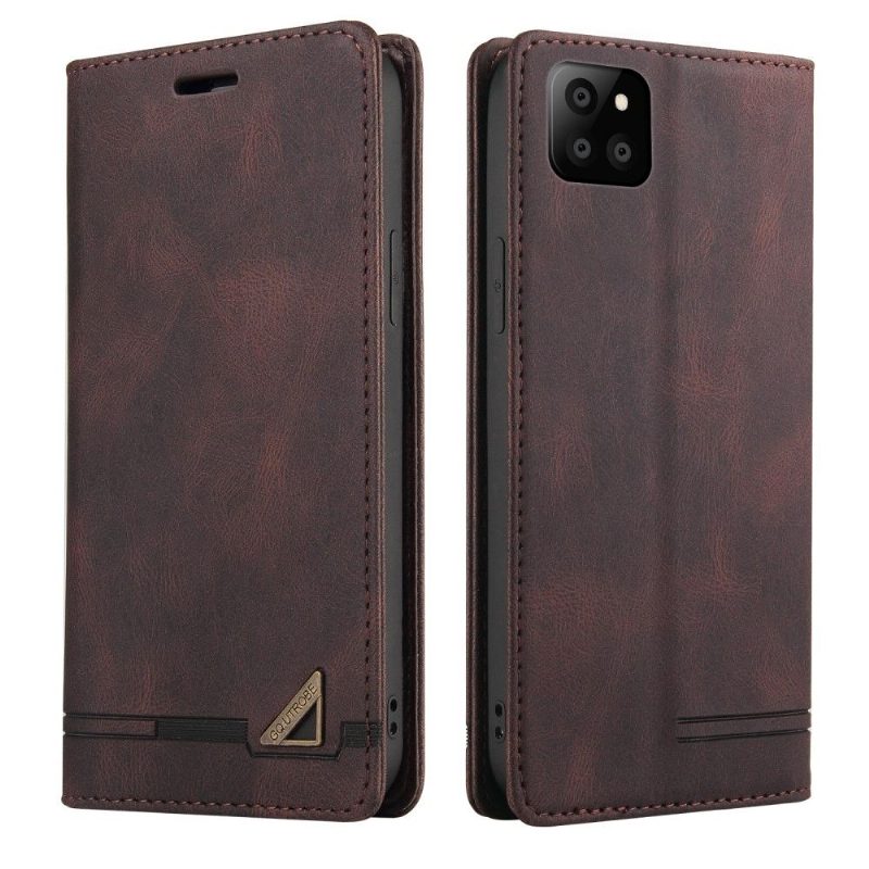 Kotelot Samsung Galaxy A22 5G Gq.utrobe Faux Leather Retro