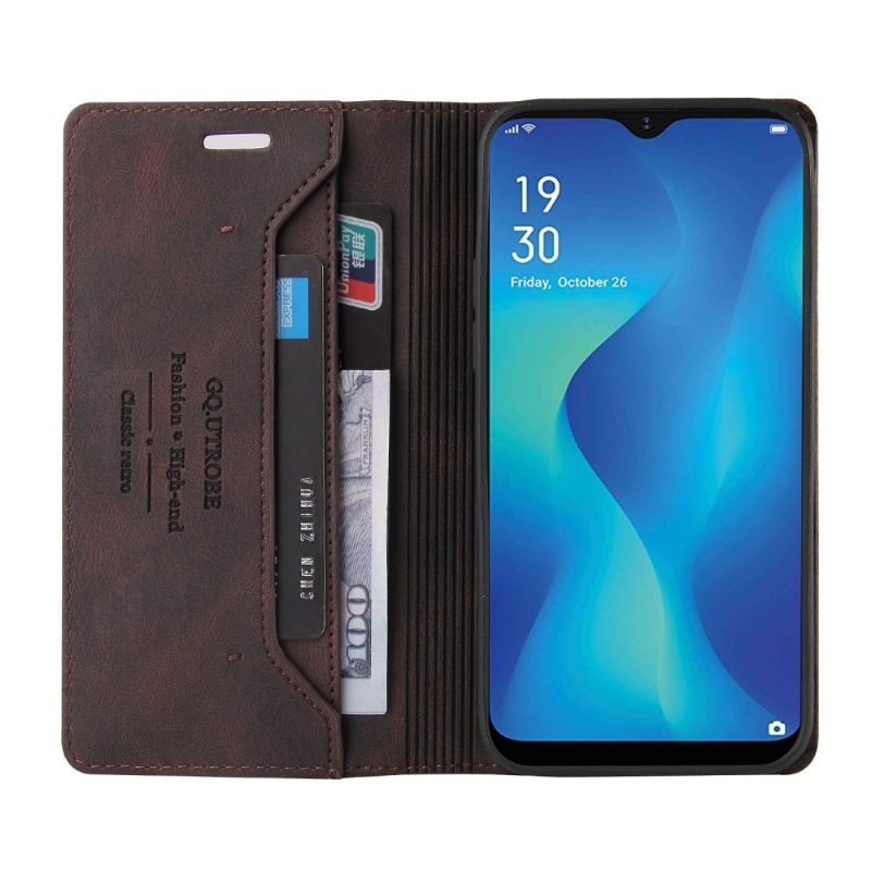 Kotelot Samsung Galaxy A22 5G Gq.utrobe Faux Leather Retro