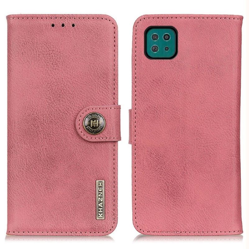 Kotelot Samsung Galaxy A22 5G Khazneh Leather Effect -korttikotelo