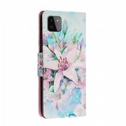 Kotelot Samsung Galaxy A22 5G Lily Flower